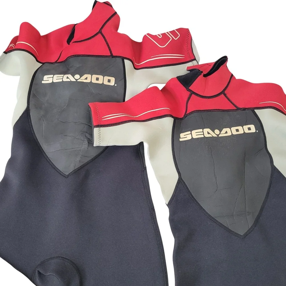 Sea-Doo Youth Shorty Wetsuits 4-Way Flex Ultra Set of 2 Youth Sz 8 and 10